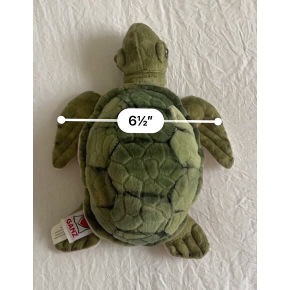 Ganz Webkinz Signature Sea Turtle Plush Stuffed Animal No Code WKSS2008 - Picture 10 of 10